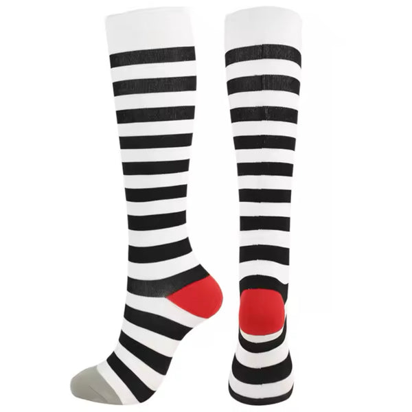 CALCETINES DE COMPRESIÓN - Rayas II L/XL