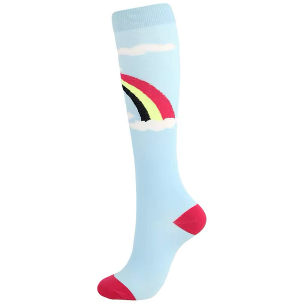 CALCETINES DE COMPRESIÓN - Cielo L/XL