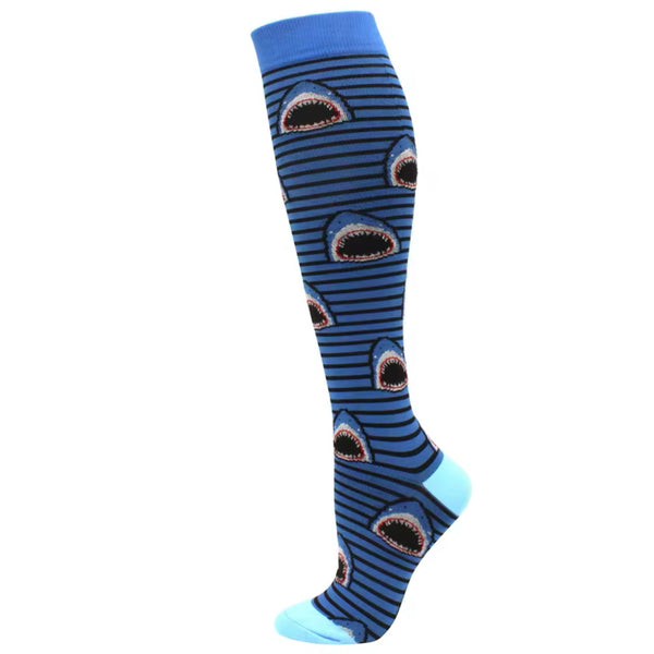 CALCETINES DE COMPRESIÓN - Tiburón L/XL