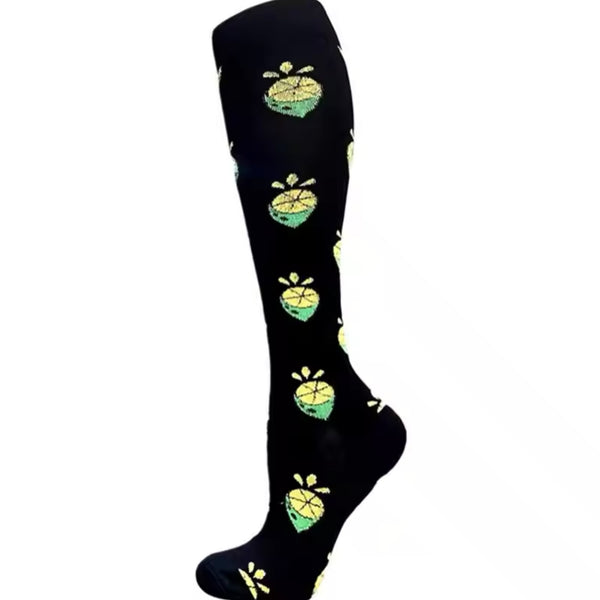 CALCETINES DE COMPRESIÓN - Limones S/M