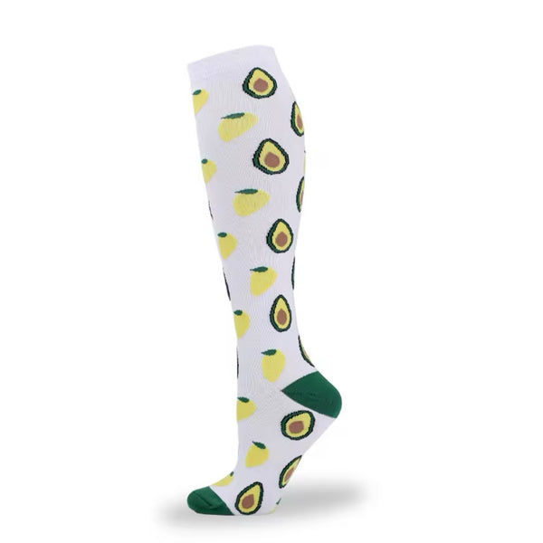 CALCETINES DE COMPRESIÓN - Palta y Limones L/XL