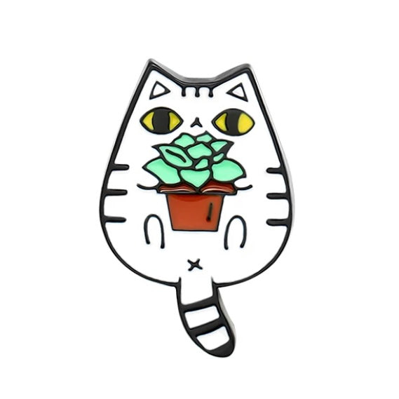 Gato con Planta 🌱