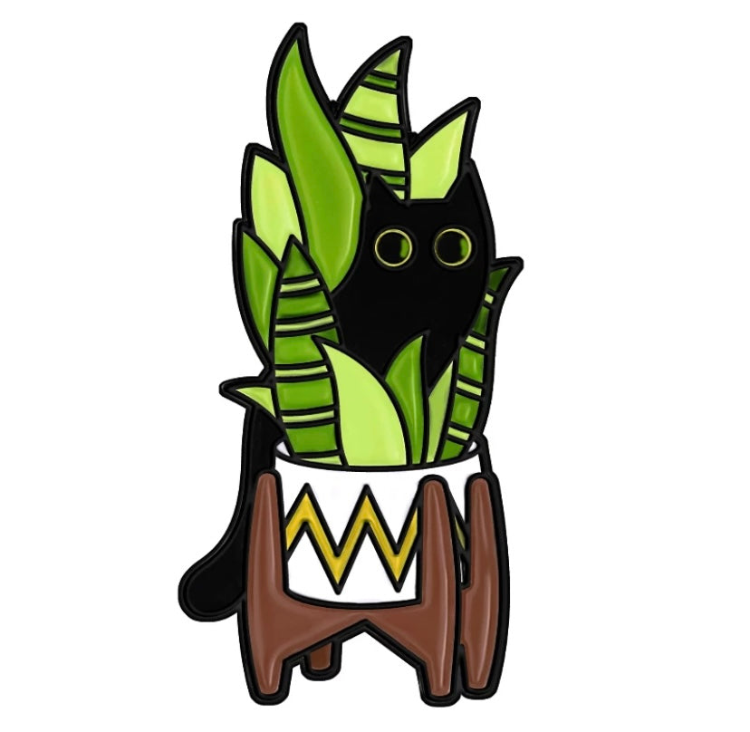Gato Escondido Entre Plantas III
