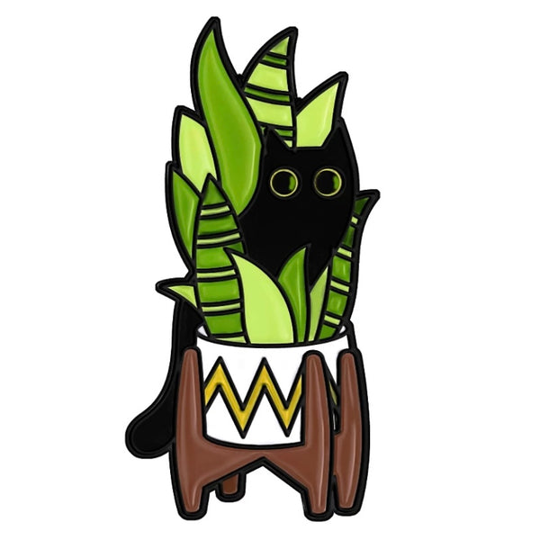 Gato Escondido Entre Plantas III